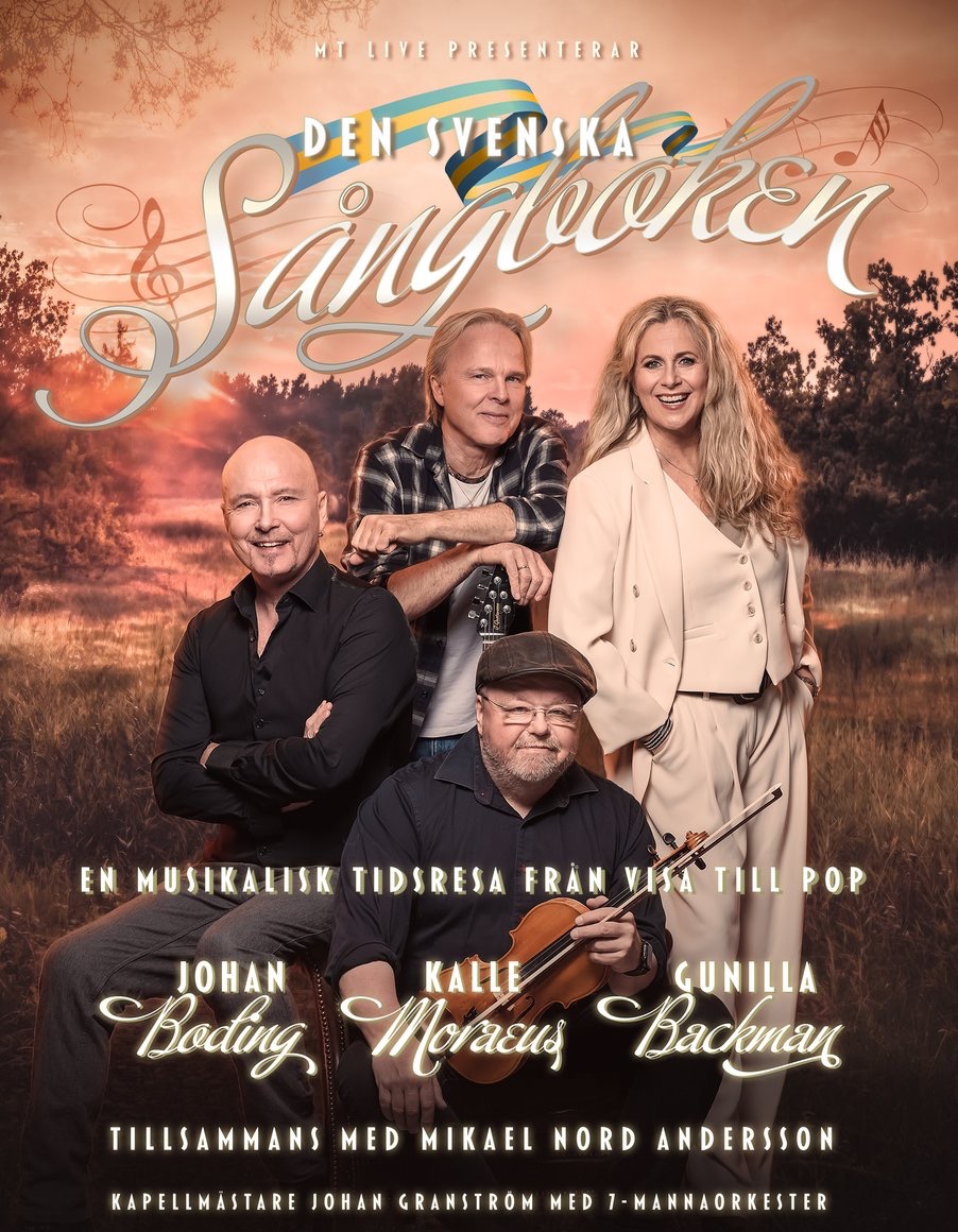 Den svenska sångboken, Johan Boding, Mikael Nord Andersson, Gunilla Backman, Kalle Moraeus